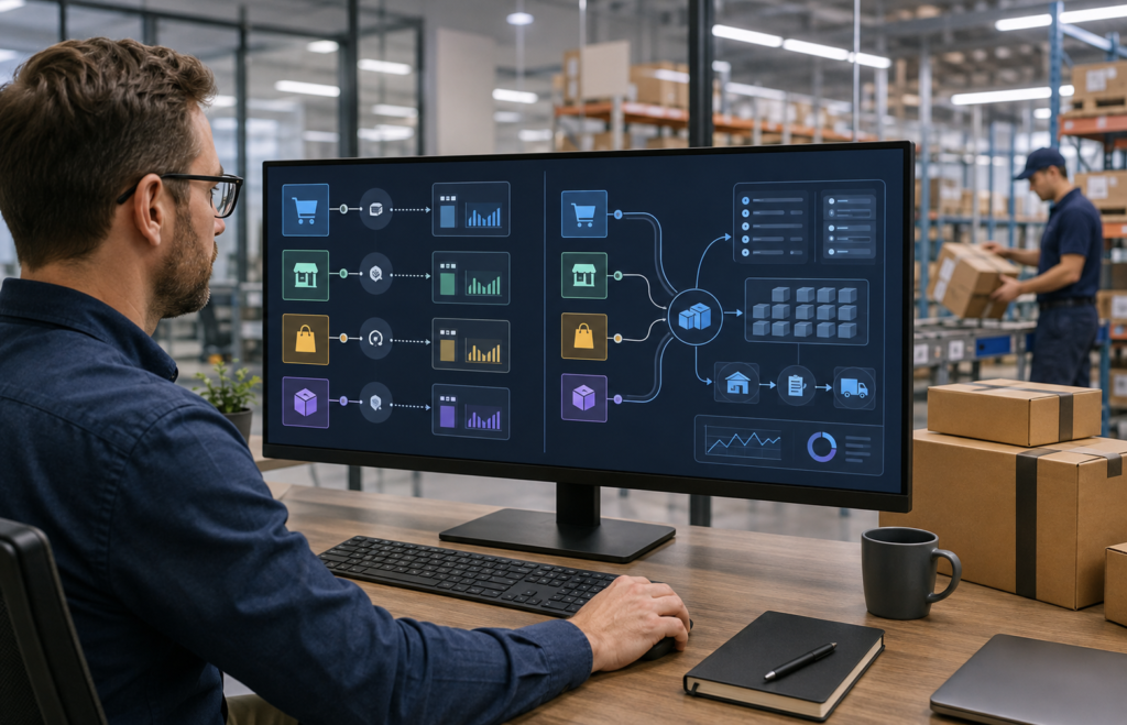 Logistics Dashboard in the Warehouse