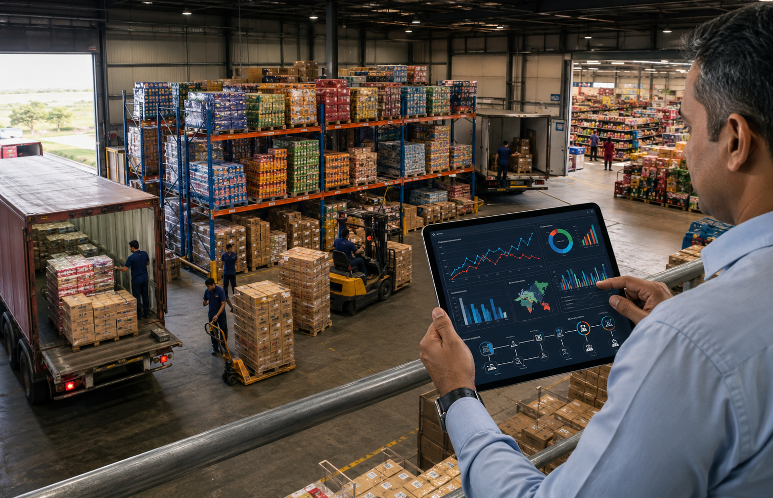 Warehouse Logistics Dashboard Overview